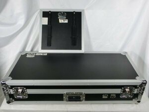 【中古現状品】 ROAD READY ロードレディー DJ用ハードケース キャスター付 外寸約W1060 D470 H250㎜ PC台付 1FA3-T200-4MA477