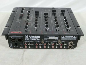 【中古現状品・動作確認済】 Vestax DJミキサー 4ch VMC-004FXu　通電動作確認済 1FA3-T100-4MA476