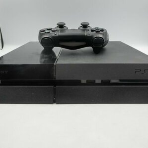 【中古現状品・通電確認済】 PS4 本体 セット 500GB ブラック SONY PlayStation4 CUH-1000A 動作確認済 プレステ4 1FA-T120-4MA503の画像6