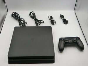 【中古現状品・通電確認済】 PS4 CUH-2200A playstation4 500GB コントローラ ACコード LAN、 USB、HDMI各ケーブル 1FA3-T100-4MA546