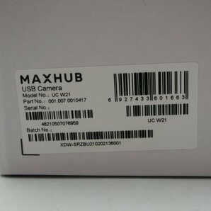 【未使用・未開封品】 MAXHUB WEBカメラ マイク内蔵 保証書あり 対応OS Windows/Mac UC-W21 未使用 1FA3-LP-4MA547の画像4