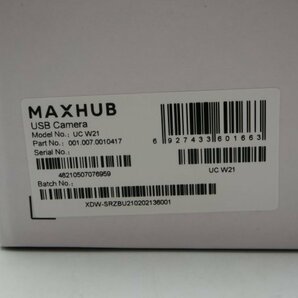 【未使用・未開封品】 MAXHUB WEBカメラ マイク内蔵 保証書あり 対応OS Windows/Mac UC-W21 未使用 1FA3-LP-4MA568の画像4