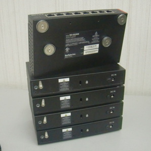 ☆アダプター付き×5台セット！BUFFALO 8-Port Gigabit Switch BS-GS2008！(MID-2690)「80サイズ」☆の画像3
