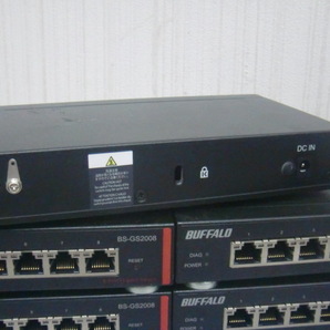 ☆5台あり！BUFFALO 8-Port Gigabit Switch BS-GS2008！(MID-2691)「80サイズ」☆の画像3