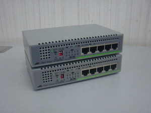 ☆2台セット！アライドテレシス/Allied Telesis 16Port Gigabit Switch AT-GS910/5！(MID-2689)「60サイズ」☆