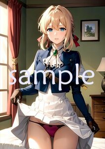 IH879 ヴァイオレット・エヴァーガーデン 同人 オリジナル 光沢高品質 A4 美少女 アニメ イラストアート ポスター セクシーアート フェチ