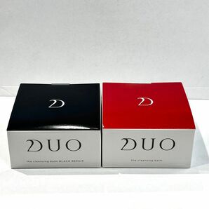 【赤×1、黒×1】DUO デュオ ザ クレンジングバーム 赤箱 90g エイジングケア 角栓 クレンジングバーム ブラックリペア