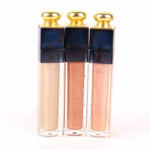  Dior lip gloss Addict Ultra gloss 001/153/051 3 point set together cosme cosmetics lady's Dior