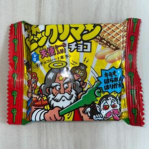 [ Gold coupon object ][ super head . new .. reality ] new goods unopened Old Bikkuriman chocolate green package 