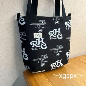  tote bag black surfboard RHC hand made hand made shoulder diagonal .. lunch hand Second sub eko back bag 