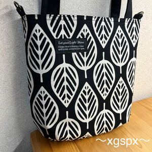  black raw . leaf leaf .. cotton flax hand made hand made tote bag shoulder diagonal .. lunch hand Second sub eko back bag 