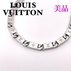  Louis Vuitton M00919 монограмма Thai do выше колье серебряный 