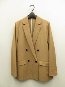 23年 ICB アイシービー★定価￥34980(税込）★洗える　ダブルブレスト　ジャケット　サイズ4（M）★UVケア　接触冷感　撥水加工