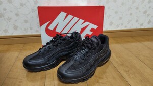 NIKE AIR MAX 95 ESSENCE BLACK/BLACK-DARK GREY 27.5cm