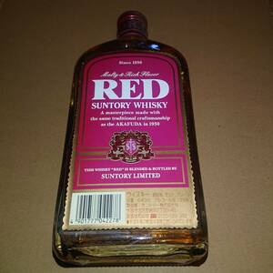 未開封 古酒 SUNTORY WHISKY RED サントリー ウイスキー レッド モルト グレーン