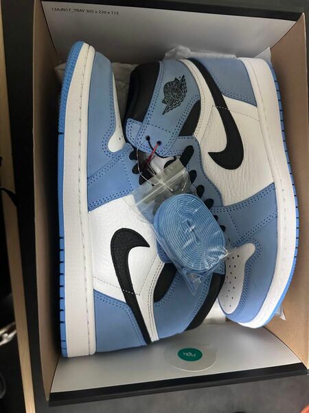 Nike Air Jordan 1 High OG "University Blue"ユニバーシティブルー