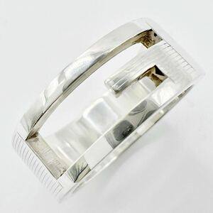 [Красота] 1 иен запуск Gucci Gucci Ring Ring Cring Вырезан 925 гравирован #15 G Логотип