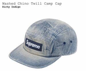 【新品・未使用】Supreme シュプリーム Washed Chino Twill Camp Cap