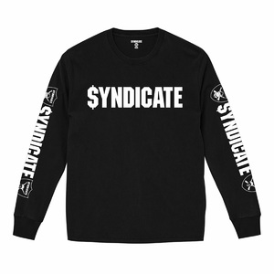 新品未使用★SYNDICATE★ライムシンジケート★ロンＴ★ブラック★XXL