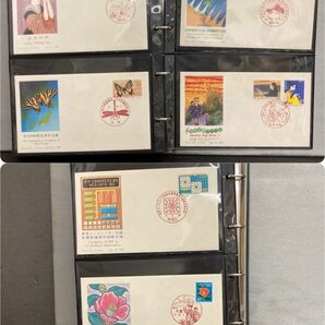 M 初日カバーアルバム 1冊 コイル切手 国際児童年 など 記念切手 コメットカバーアルバム 4ｓ-35の画像8