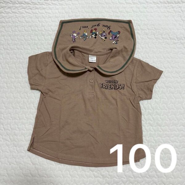 【size 100】 futafuta ミッキー&フレンズ Tシャツ 半袖Tシャツ