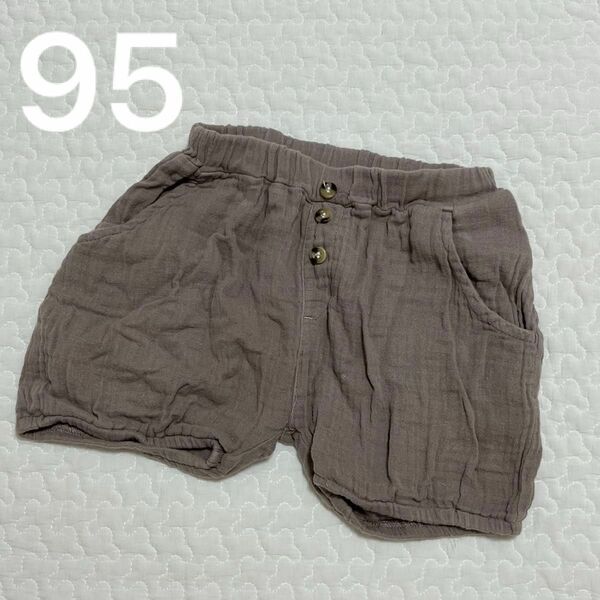 【size 95】teteatete ふんわりやわらか ショートパンツ 半ズボン 綿100％