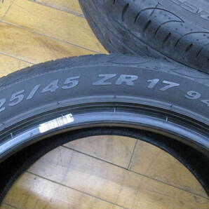 4本セット！売り切り！PIRELLI P-ZERO NERO GT 225/45-17 2019年製 発送のみの販売！完全ノンクレームノンリターン！スペア 流用 の画像4