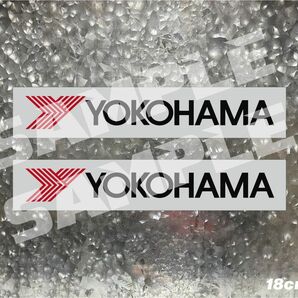 YOKOHAMA TIRESヨコハマタイヤ カッティングステッカー 2枚
