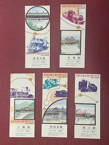 函館本線全線開通80周年記念乗車券　(管理番号15-50)
