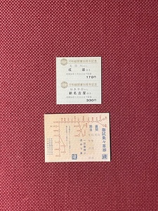 名古屋鉄道　河和線開業50周年　記念きっぷ　(管理番号17-1)