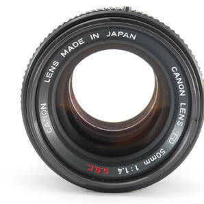 Canon FD 50mm f1.4 MF Standard Lensの画像3