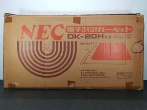  consumer electronics heating electric carpet NEC hot carpet DK-20H 2 tatami for operation goods rare Showa Retro consumer electronics 5507 16