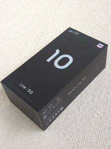 シャオミ スマホ10Lite5g購入時の箱 黒い箱 空箱 きれい