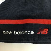 new balance ニット帽 ネイビー ニューバランス【未使用】【長期自宅保管】_画像2
