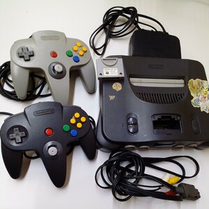 任天堂 Nintendo64 本体 コントローラー コントローラーパック ニンテンドー 家庭用ゲーム機【ジャンク】