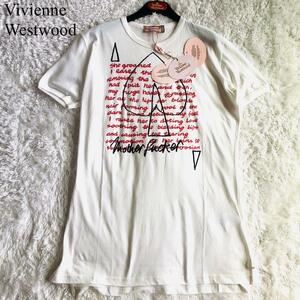 『定価2.6万』希少 未使用 Vivienne Westwood【幻の逸品】現行ヴィヴィアンウエストウッド 半袖Tシャツ スペード 近年モデル ホワイト L