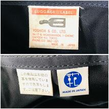 希少 美品 LUGGAGE LABEL【極上の艶感】ラゲッジレーベル レザービジネスバッグ ブリーフケース 書類カバン 吉田カバン ブラック_画像10