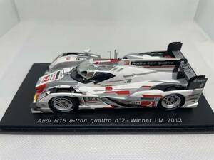 Spark 1/43 2013 ル・マン Audi Sport Team Joest(アウディ) Audi R18 e-tron quattro(Winner) L.Duval - T.Kristensen - A.McNish