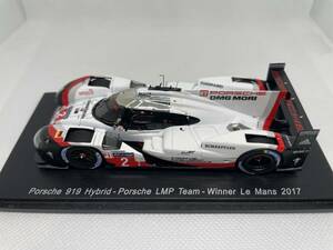 Spark 1/43 2017 ル・マン Porsche LMP Team(ポルシェ) Porsche 919 Hybrid(Winner) T.Bernhard - B.Hartley - E.Bamber