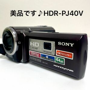 SONY ソニー デジタルビデオカメラ ハンディカム ビデオカメラ HDR-PJ40V HANDYCAM Handycam 美品