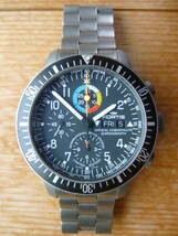 FORTIS フォルティス B-42コスモノートクロノグラフ チタン ISSリミテッドエディション 自動巻 メンズ腕時計 世界限定500本(日本60本) _画像5