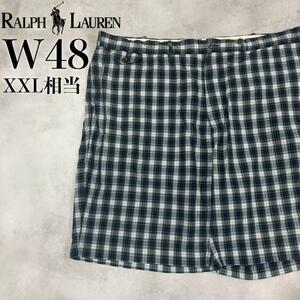 【美品】POLO Ralph Lauren ハーフパンツ W48B 旧タグ 薄手