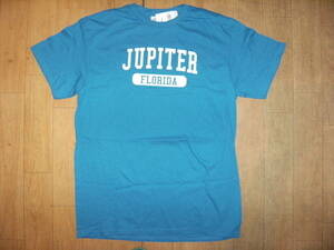 未使用★昭和レトロ★90年代★当時物 アメリカ物 海外旅行 南国 FLORIDA JUPITER フロリダ Tシャツ★マイアミ キーウェスト アメカジ