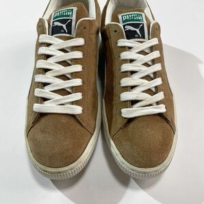 デッドストック☆90s PUMA Clyde US8 26cm スウェード ライトブラウン ビンテージ 99年製 クライド Suede 未使用品 新品 スニーカーの画像9