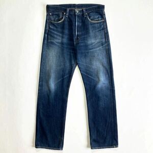 ヒゲ美色☆良好 LEVIS 501XX 片面 レプリカ W36L36 日本製 47501 ビンテージ リーバイス 501XX ビッグE 復刻 革パッチ 2005年製 LVC