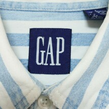 OLD GAP オールドギャップ 90s ストライプシャツ 長袖シャツ ボタンダウンシャツ BDシャツ 2XL_画像7