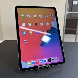 【新品同様品】Apple iPad Pro 11インチ 第3世代 Wi-Fi+Cellularモデル 128GB MHW53J/A バッテリー最大容量100％ 2021年モデル 充電2回の画像1