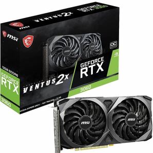 新品未開封 MSI GeForce RTX 3060 VENTUS 2X 12G OC グラフィックスボード VD7553の画像1