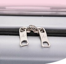 スーツケース キャリーケース キャリーバッグ 旅行バッグ 大容量 20inch 超軽量 旅行かばん ビジネス バッグ 出張 シルバー_画像5