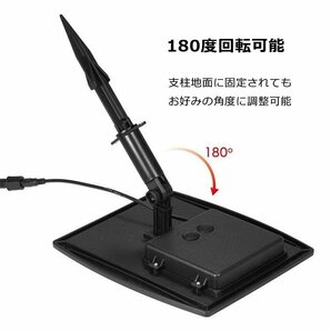 ソーラー酸素ポンプ  ソーラー充電 エアポンプ  2.5W発電パネル 太陽光充電  エア吐出量毎分1～2L 各種水槽の酸素供給に 池用の画像8